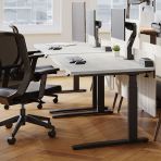 Ergovida Motorized Sit-Stand Desk 1500mm x 750mm Grey/Black EED-623D