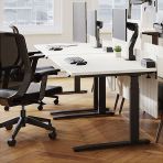 Ergovida Motorized Sit-Stand Desk 1500mm x 750mm White/Black EED-623D