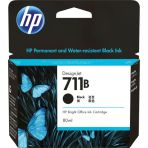 HP 711B Black Designjet Ink Cartridge 80ml 3WX01A - T130 - T530