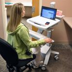Ergotron StyleView SV40 Laptop Medical Cart SV40-6100-0
