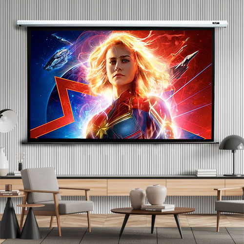 Elite Screens ELECTRIC120V Spectrum Motorised 4:3 White Projector Screen 120 Inch