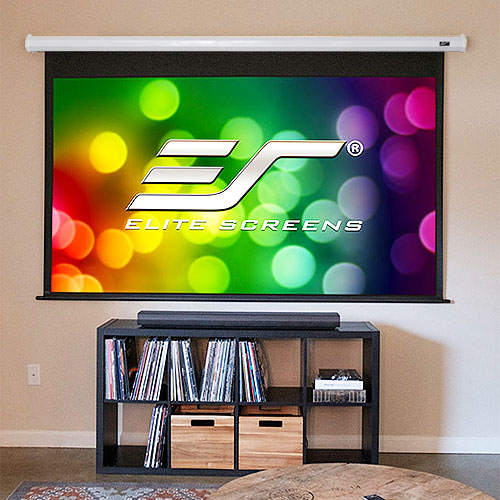 Elite Screens VMAX120XWH2 VMAX2 Motorised 16:9 White Projector Screen 120 Inch